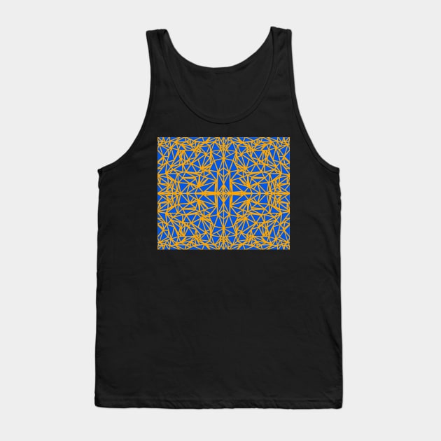 Polygonal Pattern Tank Top by TheArtism